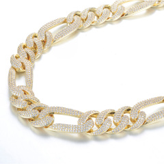 18K Gold Plated Cuban Link Chain 13mm