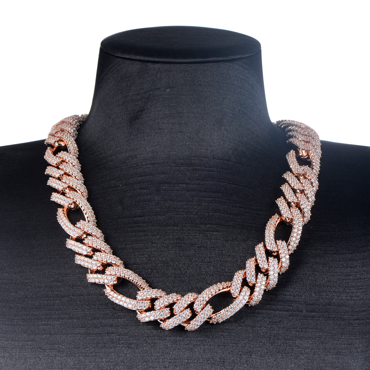 Rose Gold Cuban Link Chain 14mm