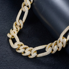 18K Gold Plated Cuban Link Chain 13mm