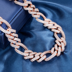 Rose Gold Cuban Link Chain 14mm