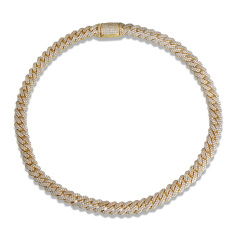 Cuban Link Chain 14K Gold Plated 12mm