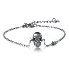 Black skull head bracelets