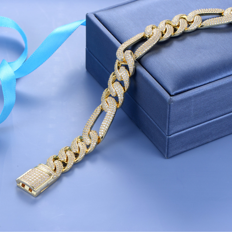 18K Gold Plated Cuban Link Chain 13mm