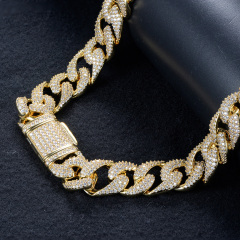 18K Gold Plated Cuban Link Chain 14mm