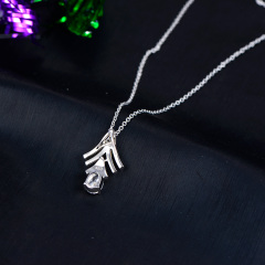Christmas tree pendant necklace
