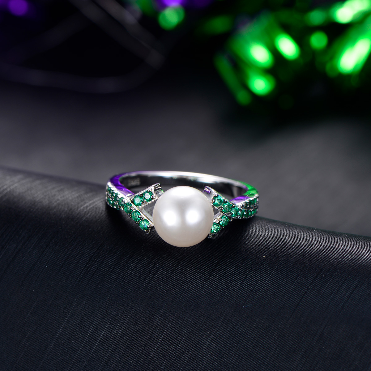 Christmas Pearl Ring
