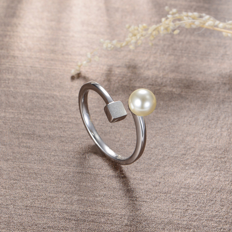 Pearl Open Ring