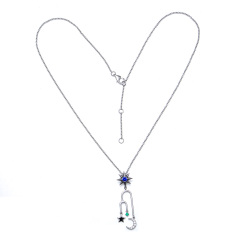 moon and star pendant necklace