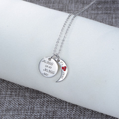 moon pendant necklace