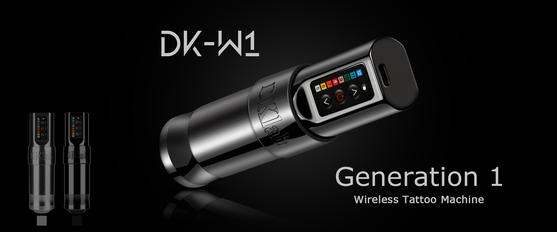 DKLAB Brand DK-W1 Wireless Tattoo Machine Pen Gun