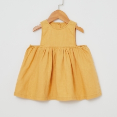 Baby girl linen beach dress