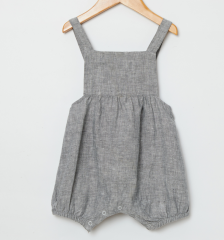 Baby short linen rompers