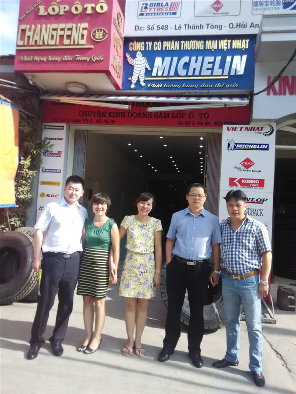 Kelucktyre visited truck tire customers in Vietnam Kelucktyre visited truck tire customers in Vietnam