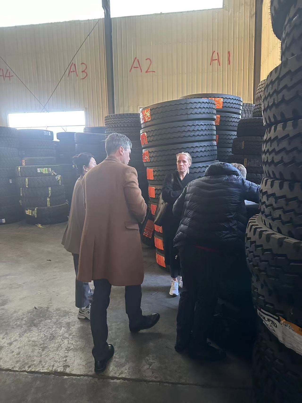 Russian Client Visit to Keluck tyre Office and Warehouse for Tire Business Negotiation Russian Client Visit to Keluck tyre Office and Warehouse for Tire Business Negotiation
