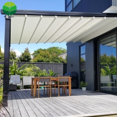 Motorized Retractable PVC Fabric Roof