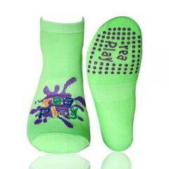 China best custom logo pilates grip socks inflatable park half grip socks