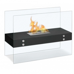 Free standing portable bioethanol fireplace