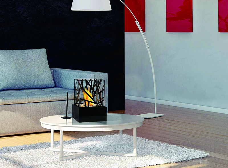 Tabeltop portable biofuel fireplace