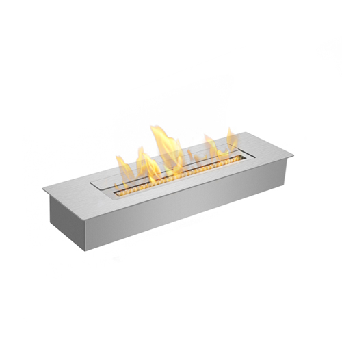 Bio ethanol burner for custom fireplaces