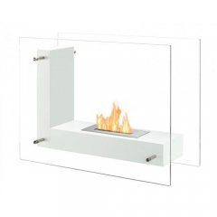 Free standing portable bioethanol fireplace