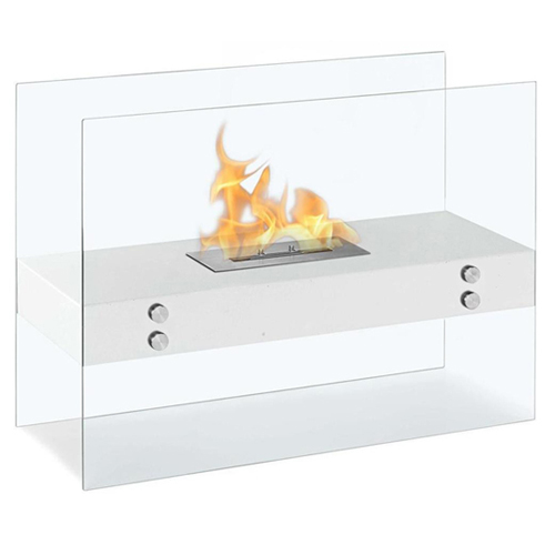 Free standing portable bioethanol fireplace