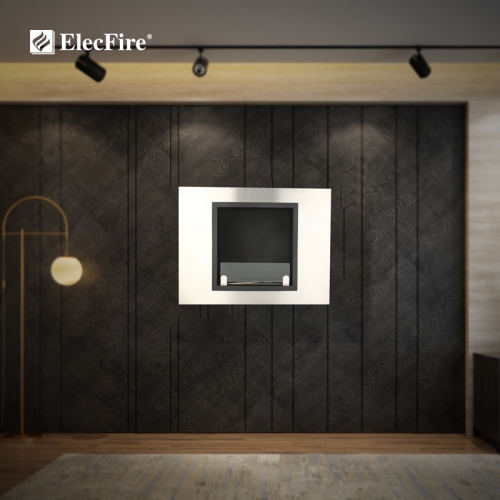 ElecFire Indoor Bio Ethanol Fireplace Wall Mounted EF-MW-31BB1