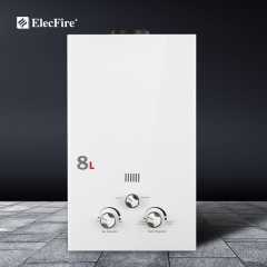 ElecFire 6~20L Gas Water Heater Household Bath Natural Liquefied Gas Strong Exhaust Thermostat Gas Flue JSD12-6B1