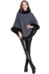 Jersey de mujer Otoño Invierno Chal Wraps Sweater Cape