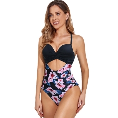 KAXIDY Traje de baño para mujer Traje de baño floral Traje de baño de una pieza Trajes de baño