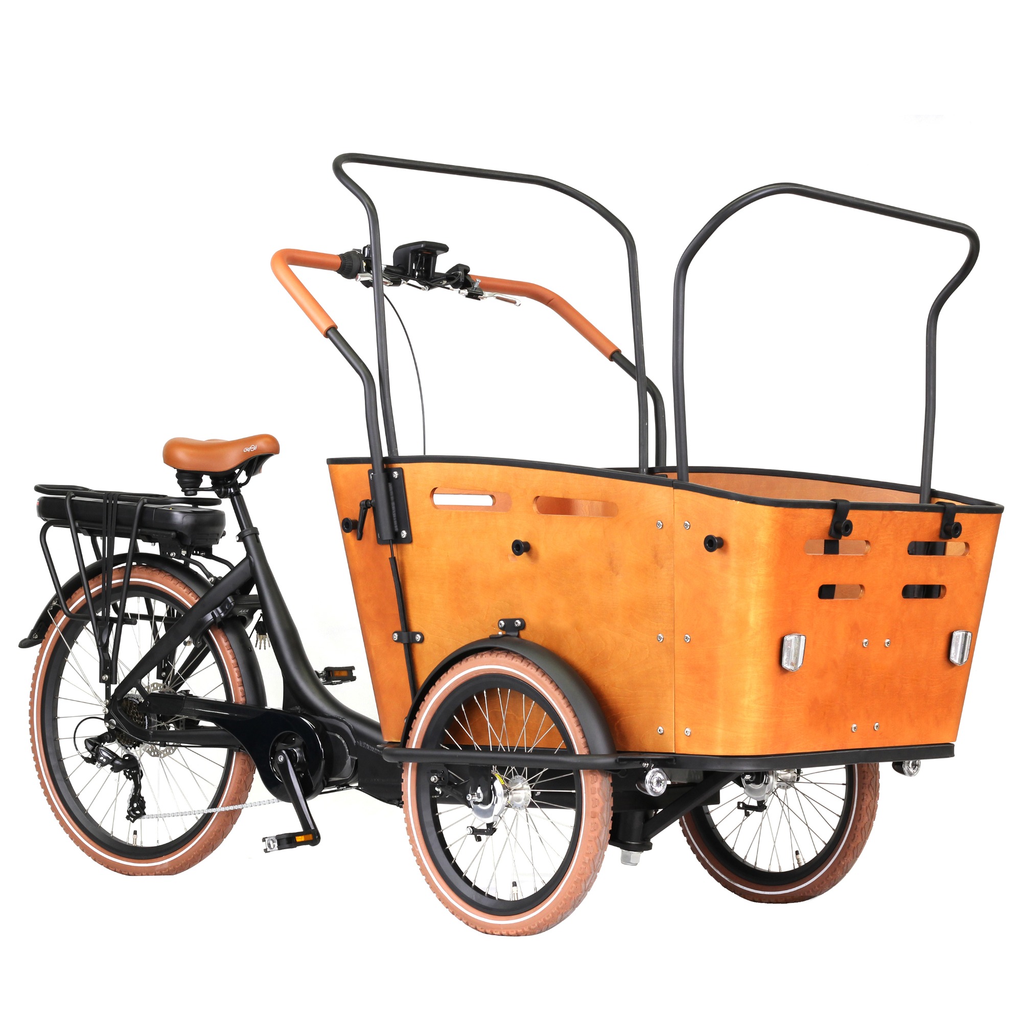 pedal assist electric cargo bike
