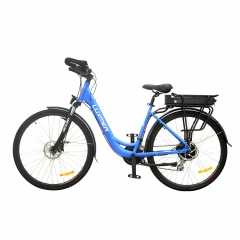 700C Low middle tube electric assisted touring bicycle