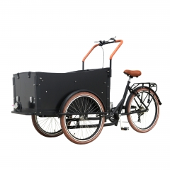Four seats Manpower cargo bicycle family