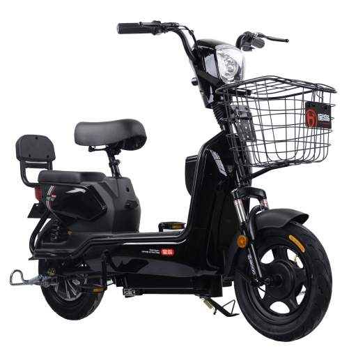 electric bicycle 14" vacuum tires with basket