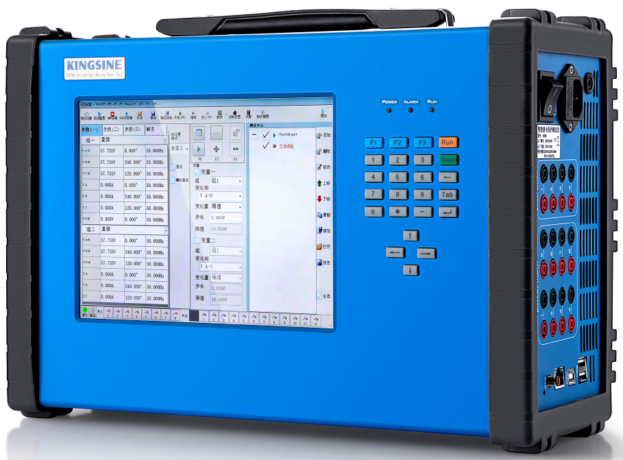 KF86P Universal Relay Tester Overcurrent Test