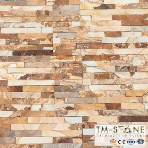 TM-W011 Golden Wood Texture Wall