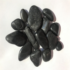 TM-PB006 Black Textured Stone Pebble