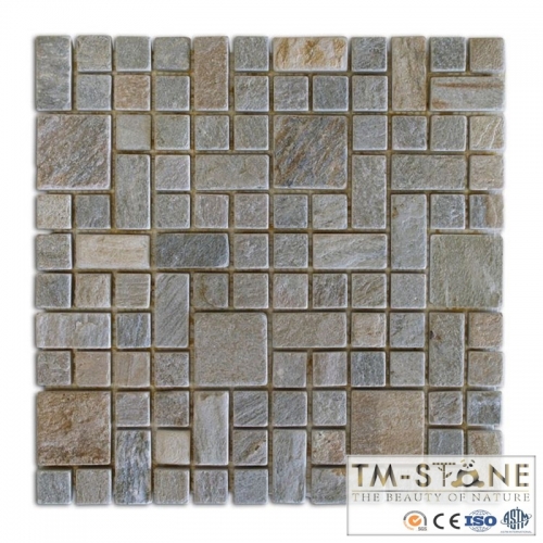 TM-M048 Construction Slate Mosaic