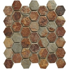 TM-M037 Mosaic Art Rusty Stone