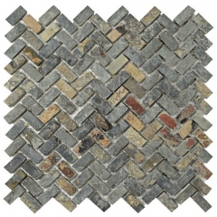 TM-M009 Fish Bone Shaped Mosaic