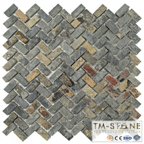 TM-M009 Fish Bone Shaped Mosaic
