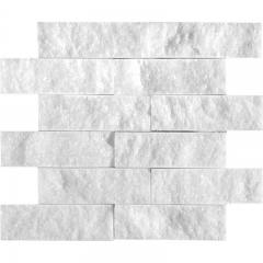 TM-M042 White Quartz Mosaic