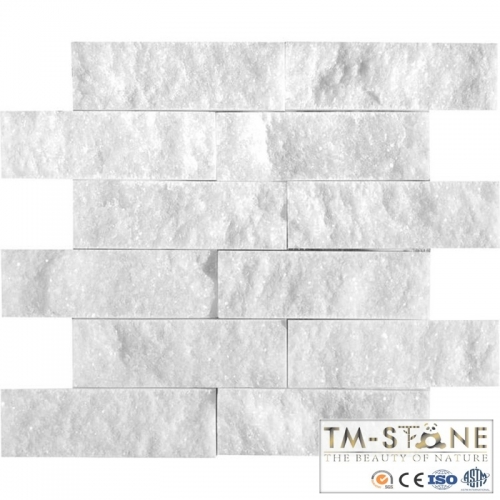 TM-M042 White Quartz Mosaic