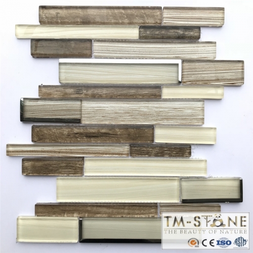 TM-MMS306 Stainless Steel Glass Mosaic
