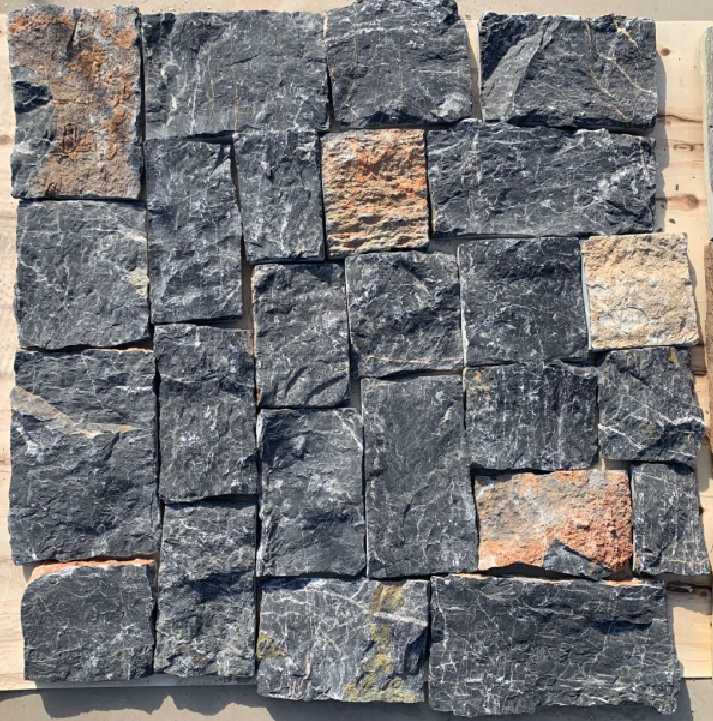 TM-WL005 Black Loose Stone Wall