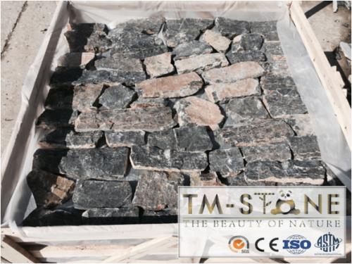 TM-WL005 Black Loose Stone Wall