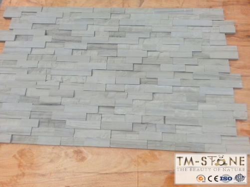 TM-W155X Classic Luxury Grey Wall Stone Athens Split + Polish Tiles
