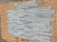 TM-W158X Real Stone Silver Grey Split Stacked Stone Walls