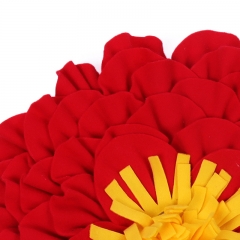 Red flower Pet sniffing mat