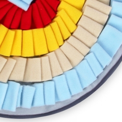 Color Round Pet sniffing mat