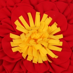 Red flower Pet sniffing mat